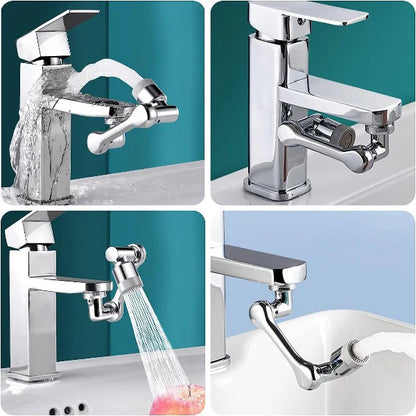 1080°rotatable Faucet Aerator Bathroom Washbasin Tap Splash Filter Kitchen Faucet Extend Faucet Water Saving Bubbler Nozzle