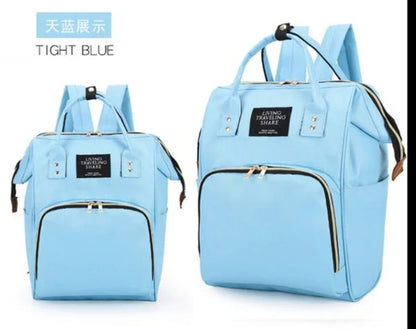 Mummy Bag With Large Capacity And Multi-function Waterproof Outdoor Women Backpack Nursing Bag For Baby Care & Travel.