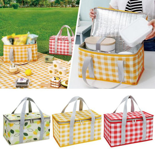 Picnic Bag Lunch Bag Outdoor Thickened Aluminum Film Box Portable Picnic Bag